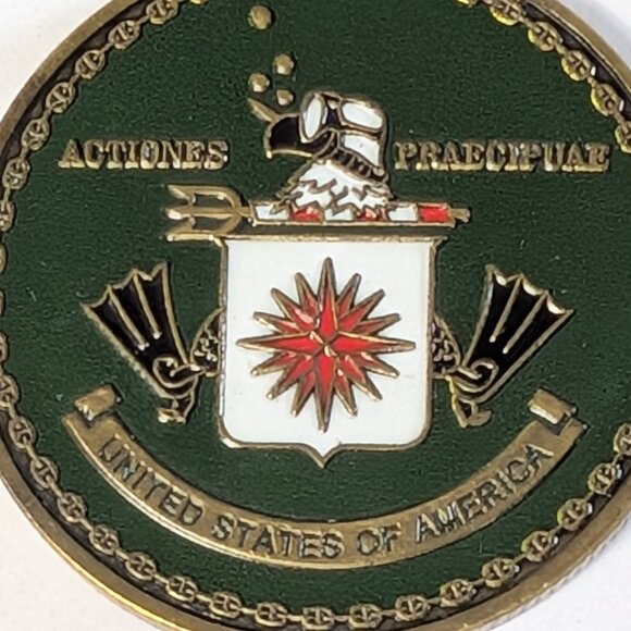 SPECIAL OPERATIONS GROUP TERTIA OPTIO UNITED STATES OF AMERICA TOKEN MEDALLION - Picture 13 of 16